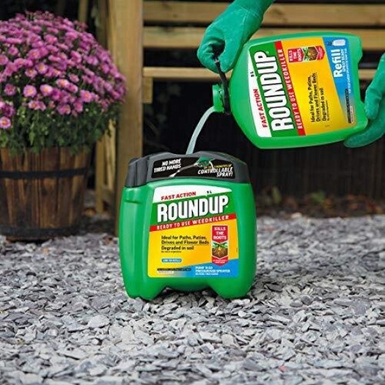 Roundup Fast Action Total Weedkiller 5L Refill